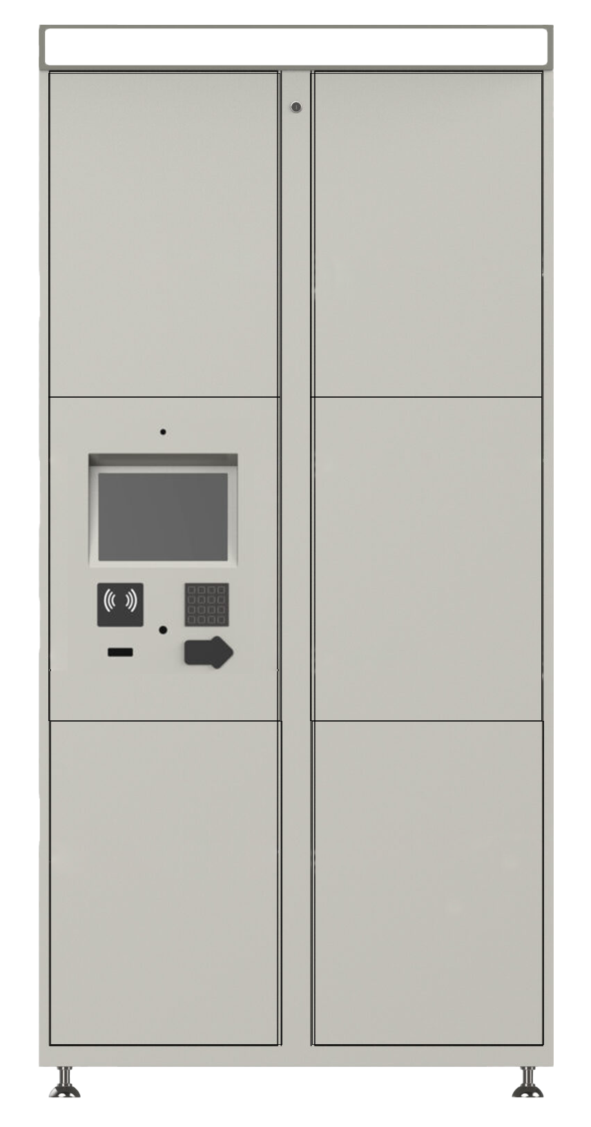 6-door smart lockers